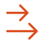 Right-facing double arrow icon for Expedited Shipping